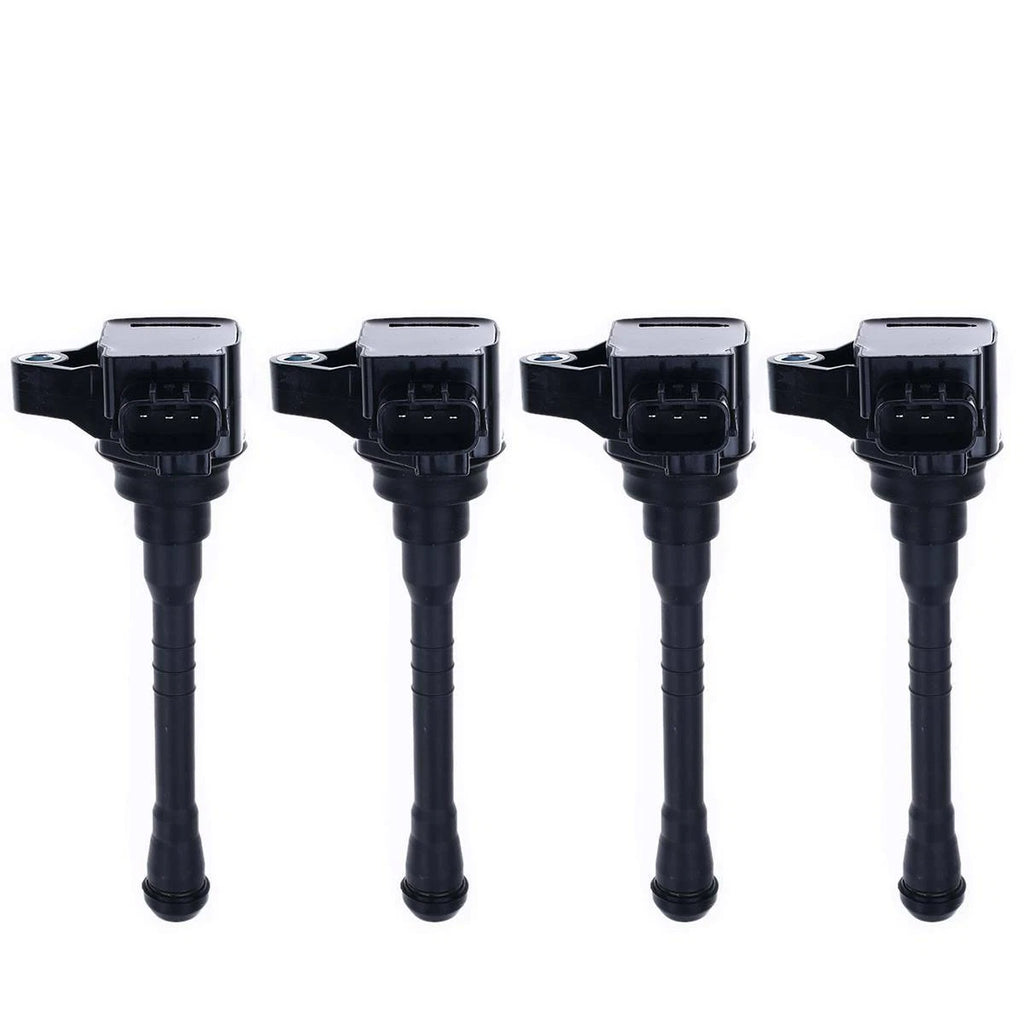 Set of 4 Ignition Coils for Nissan Titan (2017–2024) NV2500 NV3500 (2016–2021)