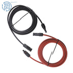 Set of 2 Solar Panel Extension Cables for Universal Use (10 AWG)