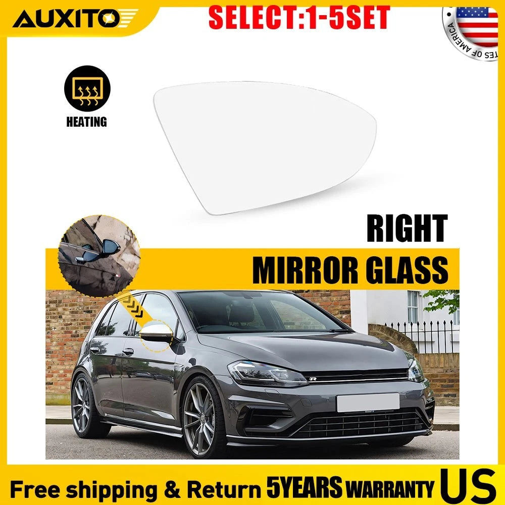 Heated Mirror Glass for Volkswagen Golf MK7 GTI (2015–2021) 5G0857522