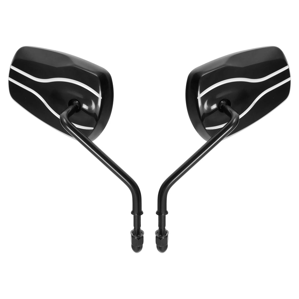 8mm Rear View Mirrors for Harley Touring Electra Street Road Glide King (US)