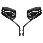 8mm Rear View Mirrors for Harley Touring Electra Street Road Glide King (US)