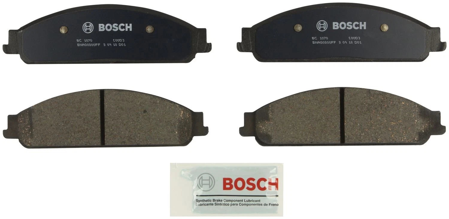 Bosch Front QuietCast Ceramic Brake Pads w/ Hardware for