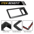 Carbon Fiber Pattern Dashboard Meter Frame Cover for Ford Maverick (2022–2024)