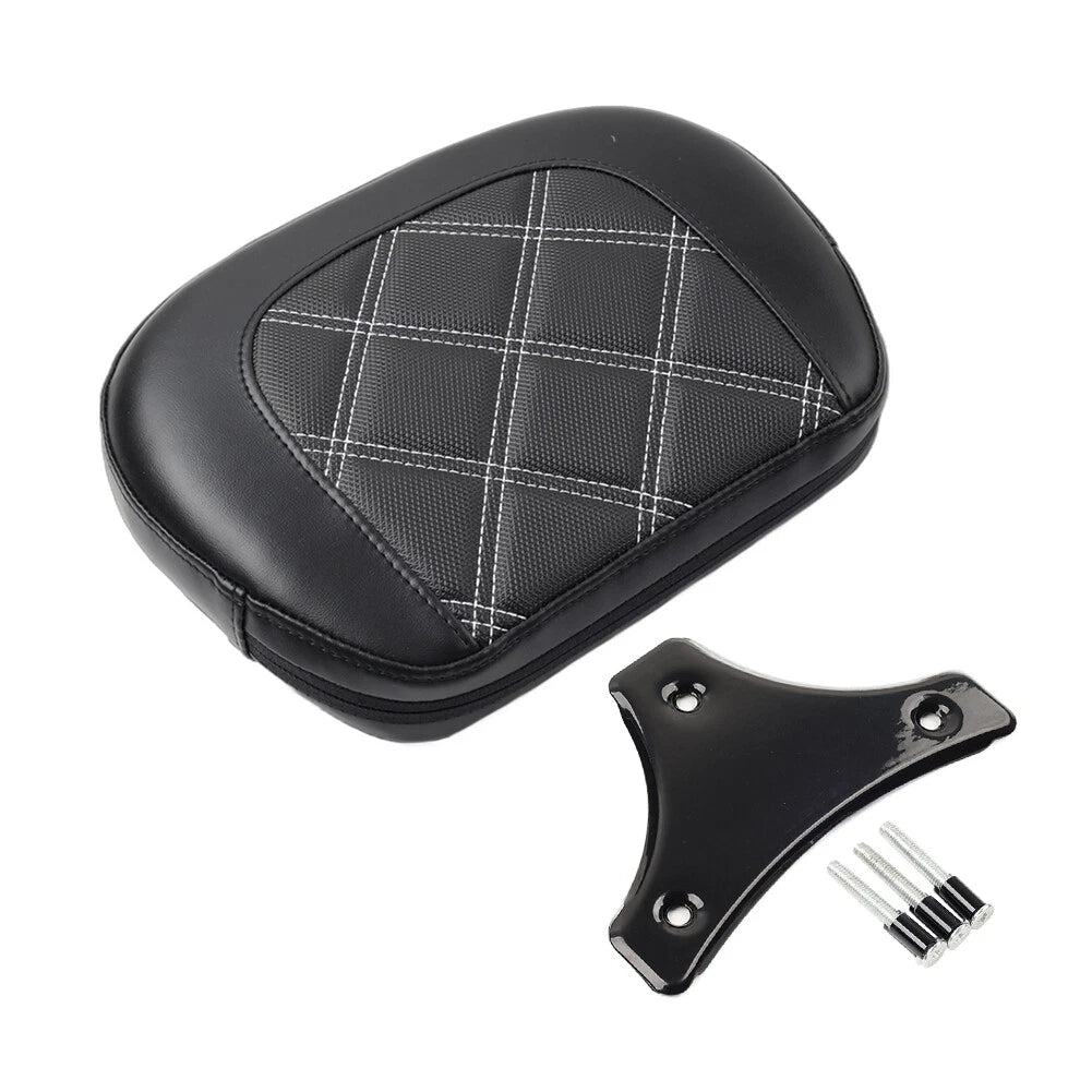 Sissy Bar Backrest Pad Kit for Harley Road King FLHR, FLTR