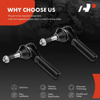 2X Front Outer Tie Rod Ends for Chevy Impala Buick LaCrosse Regal (2000-2020)