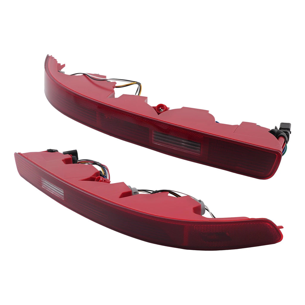 Pair Halogen Rear Bumper Light Reflector Lamps for Audi Q7 (2006–2015)