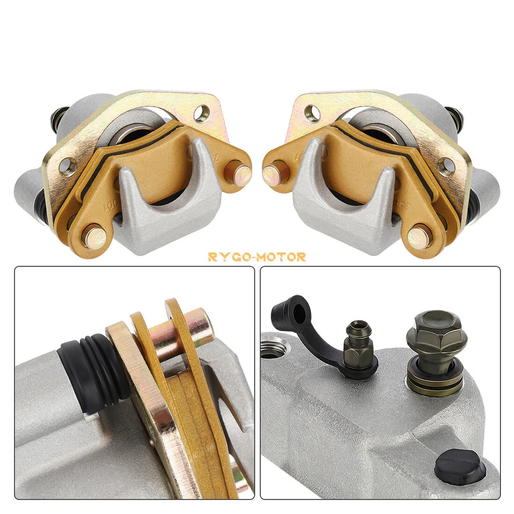 Set of 2 Brake Calipers & Pads for Polaris Predator 500 (2003–2007)