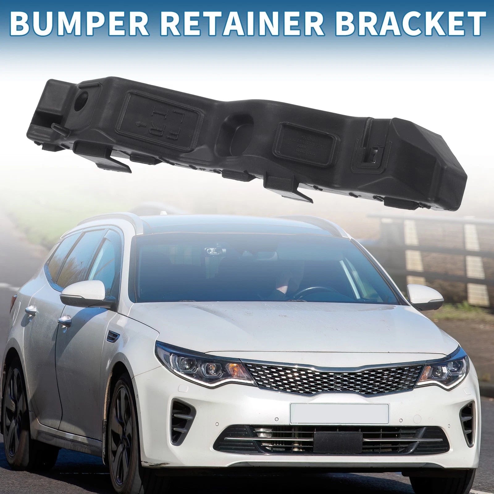 Left Front Bumper Retainer Bracket No. 865132T000 for Kia Optima (2011–2013)