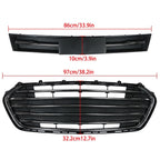 Set of 2 Front Upper and Lower Grilles for Chevrolet Trax (2017–2020)