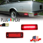 Red LED Rear Bumper Side Marker Light for El Camino & Caballero (1978–1987)