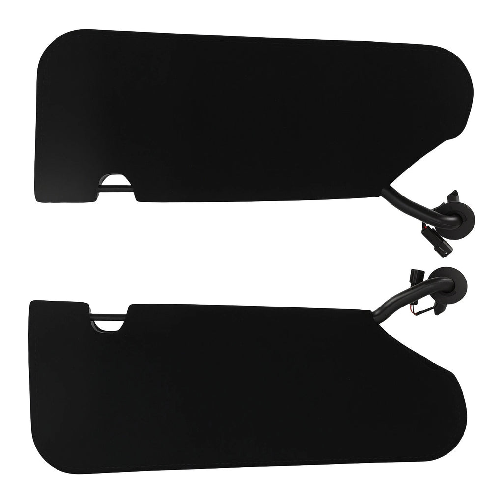Black Sun Visor Set for Chevrolet C6 Corvette (2005–2013) 23142243