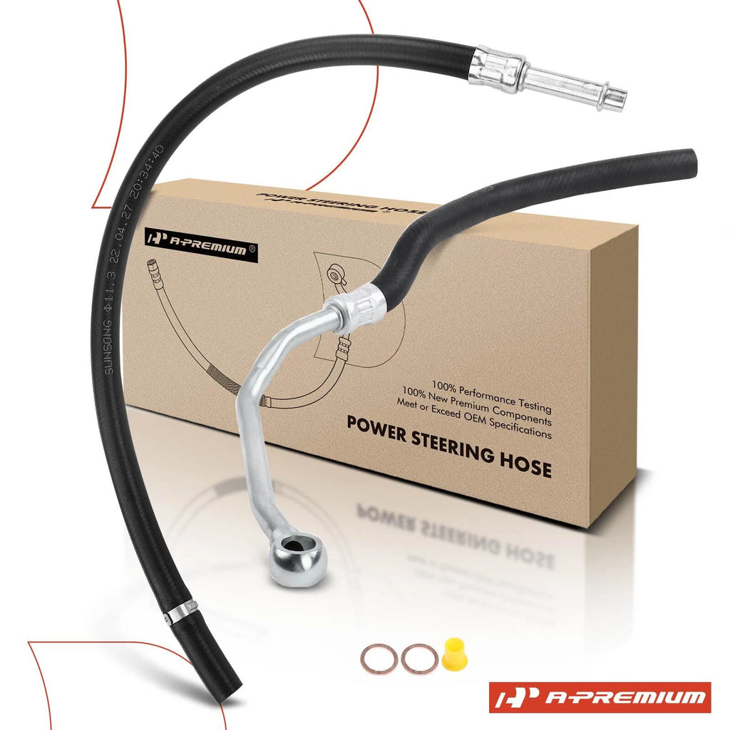 2X Power Steering Return & Reservoir Line Hose for BMW 740i 740iL (1993–2001)