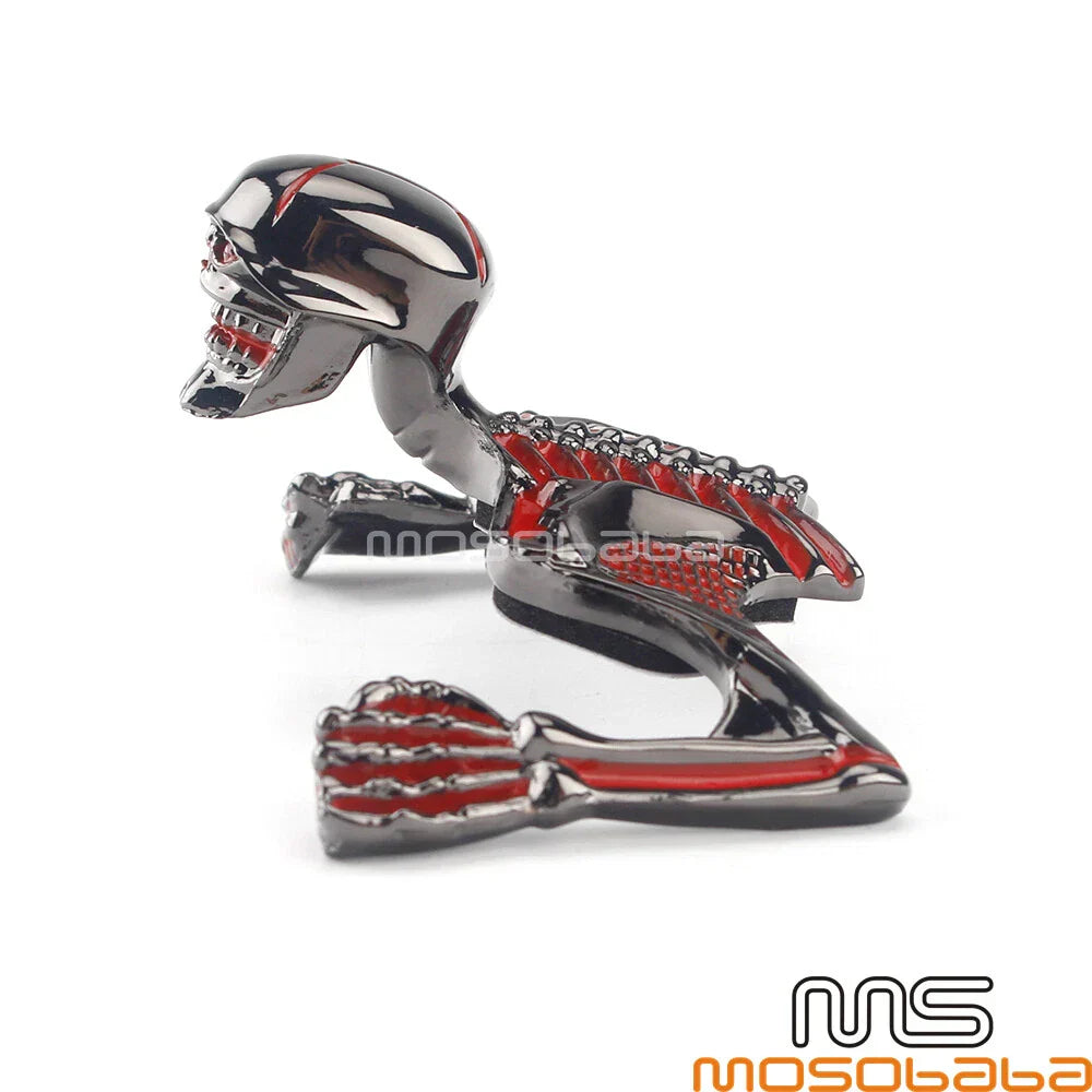 Skull Skeleton 7'' Headlight Visor for Harley Chopper