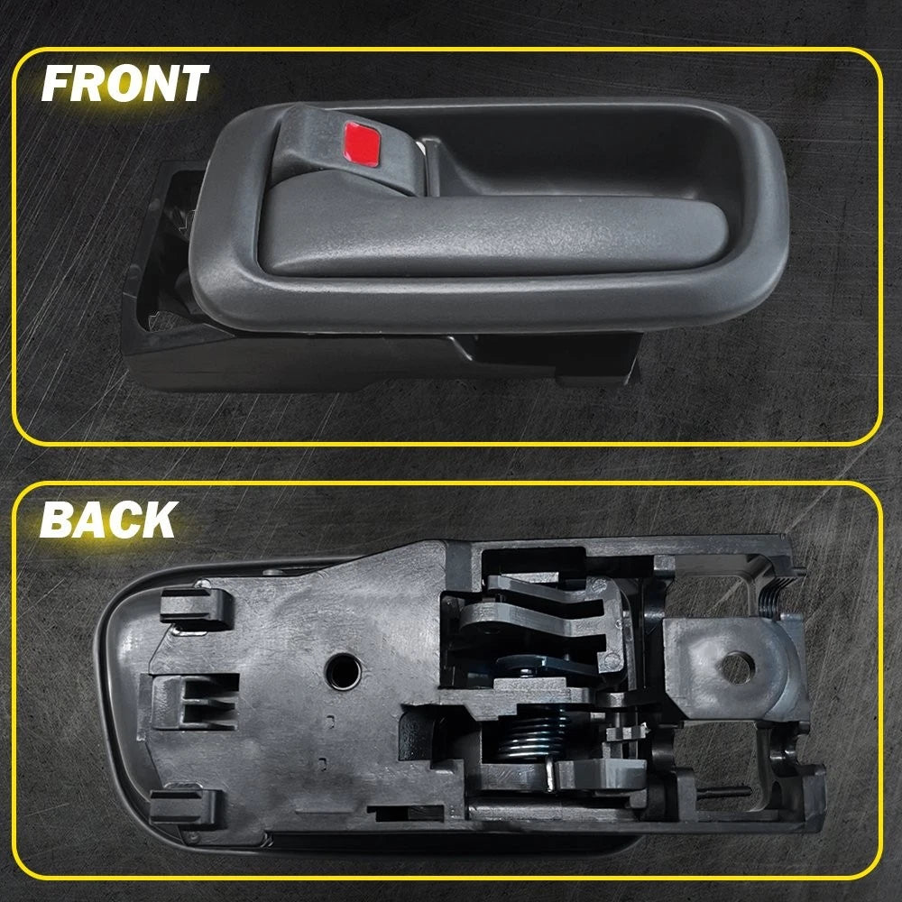 2X Front Interior Door Handle for Toyota Tundra (2000–2006) Gray