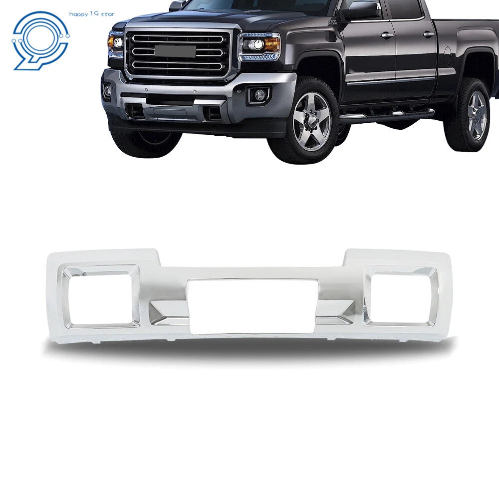 Chrome Front Bumper Skid Plate for GMC Sierra 2500HD 3500HD (2015–2019)