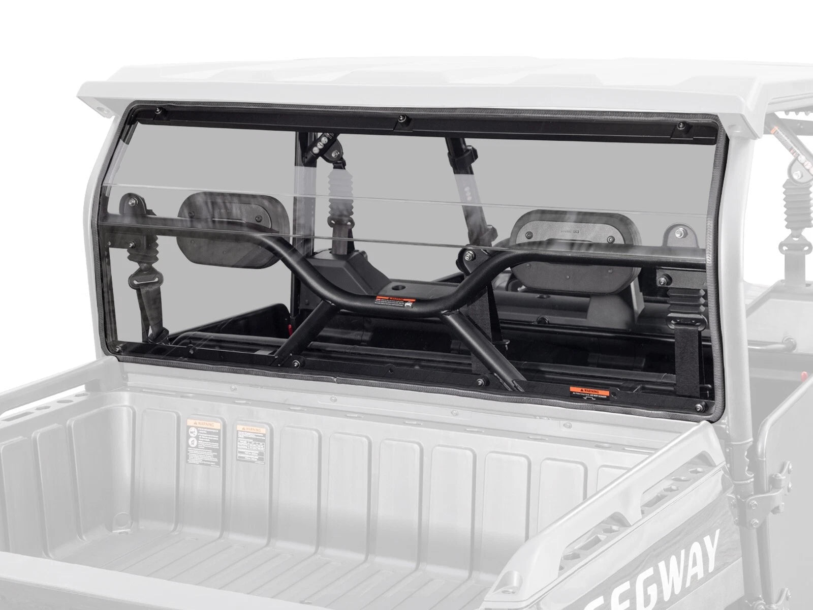 Light Tint Polycarbonate Rear Windshield for Segway Fugleman UT10-Crew (2020–2023)
