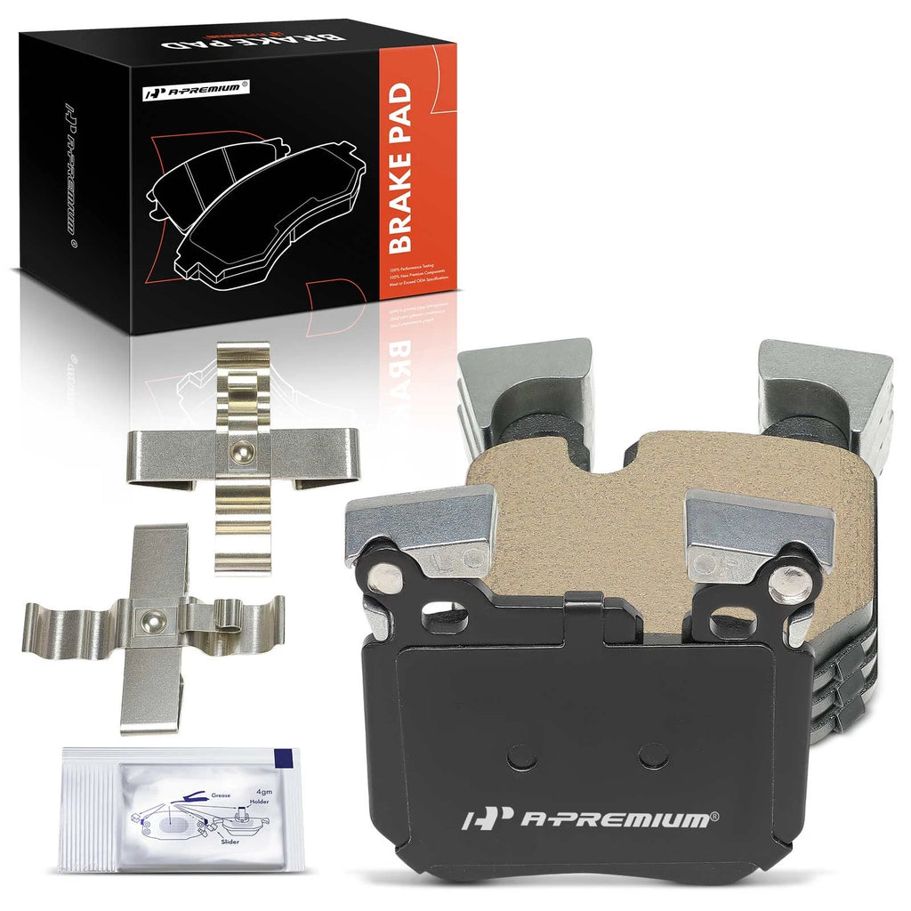 Set of 4 Rear Side Ceramic Brake Pads for BMW E82 E88 135i (2008–2013)