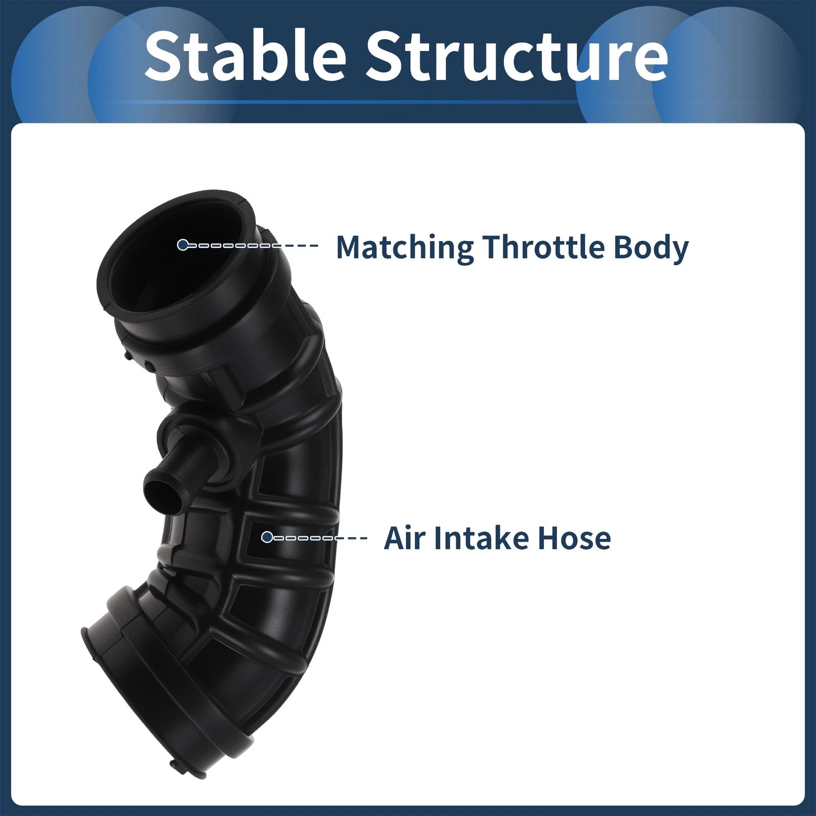 Engine Air Intake Hose for Chevrolet Captiva 2.0 Diesel (2006–2023) No.96628983 Rubber