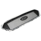 Front Upper Grille Trim for Ford Taurus SHO (2013-2019) Black Chrome