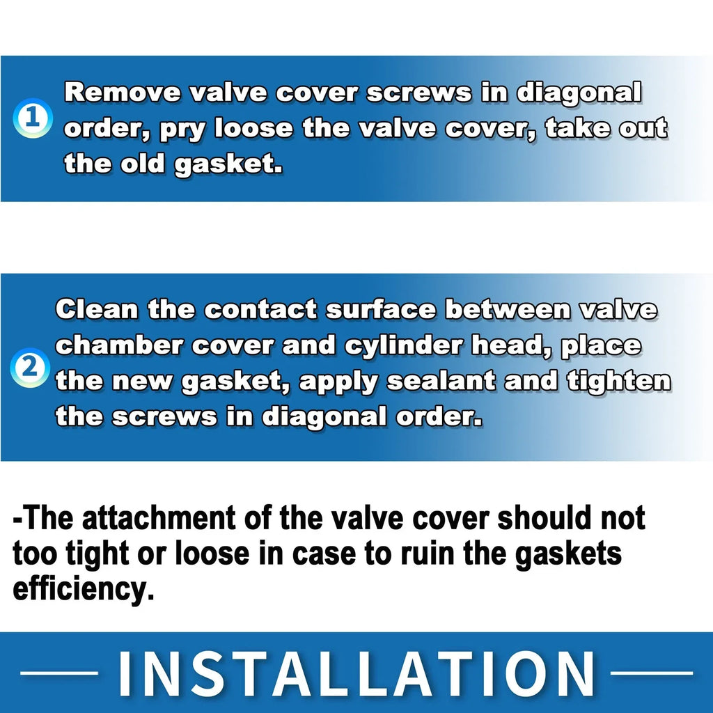 Valve Cover Gasket for Hyundai Santa Fe (2013-2016) - 1 x Quality Replacement