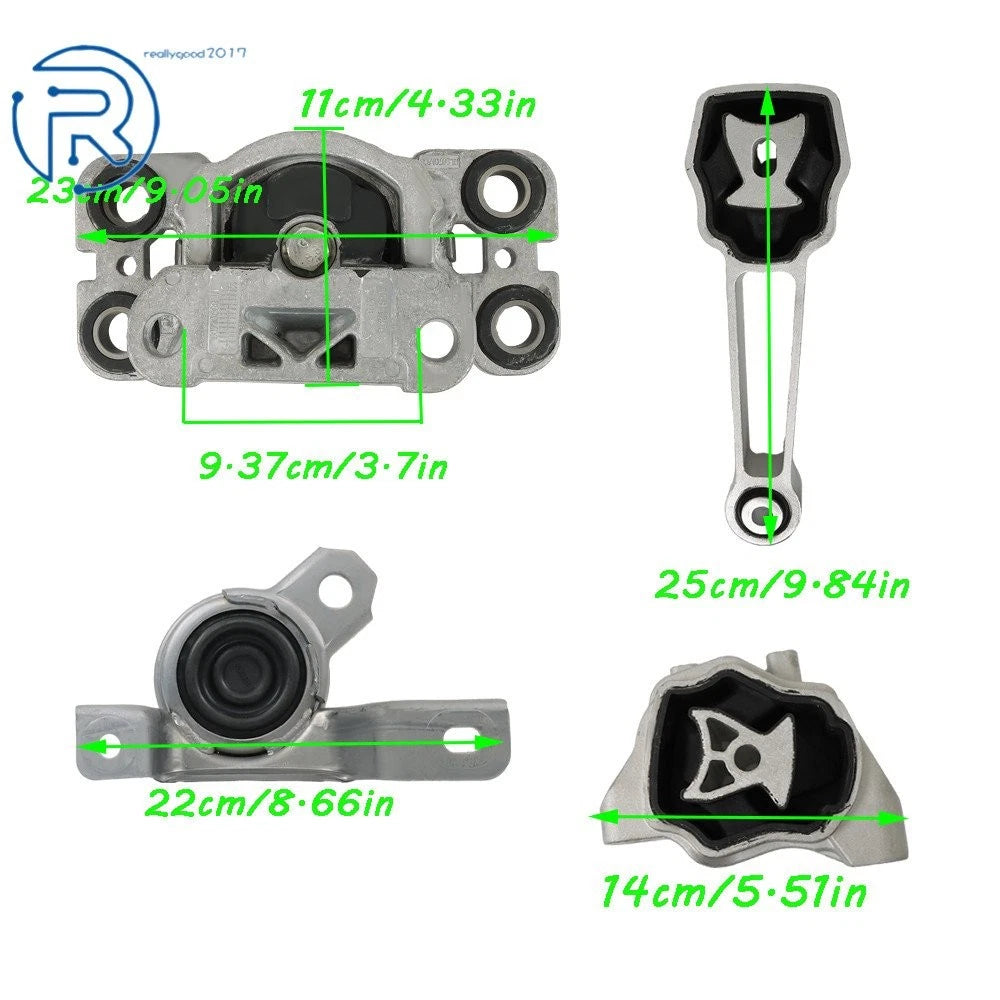 Motor & Trans Mount Set for Land Rover Range Rover Evoque (2012–2016)