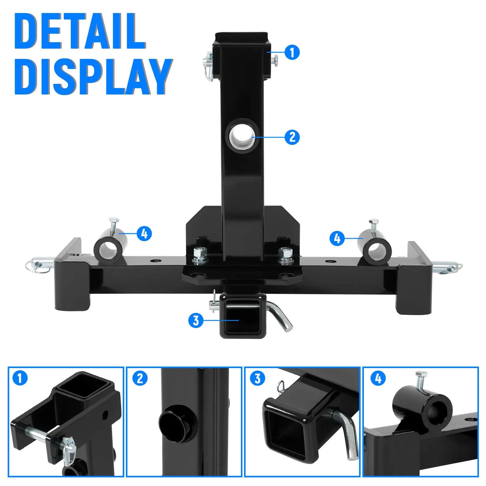 3 Point Hitch Attachment for Category 1 Tractor