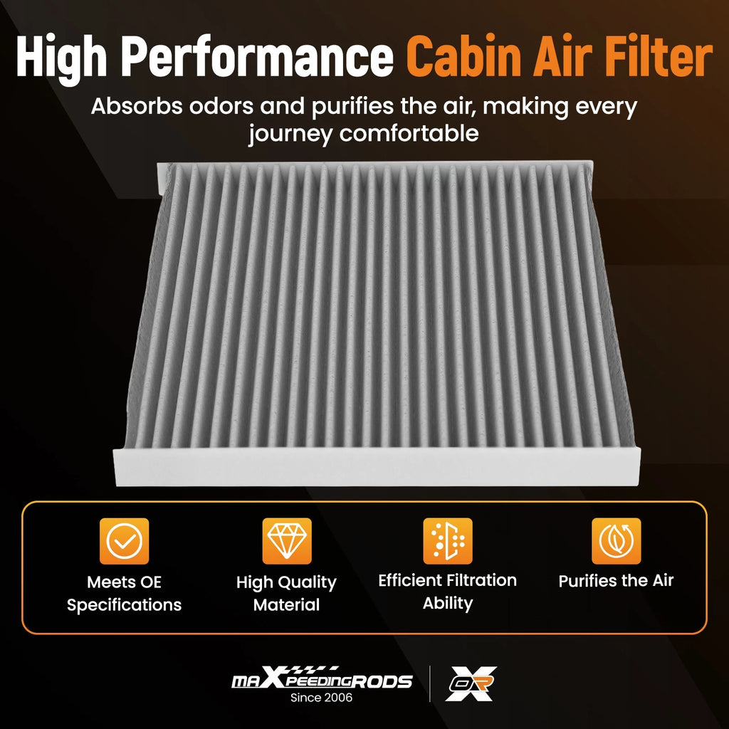 Cabin Air Filter for Chrysler 200/Jeep Cherokee (2014–2017) CAF1918P PC9977