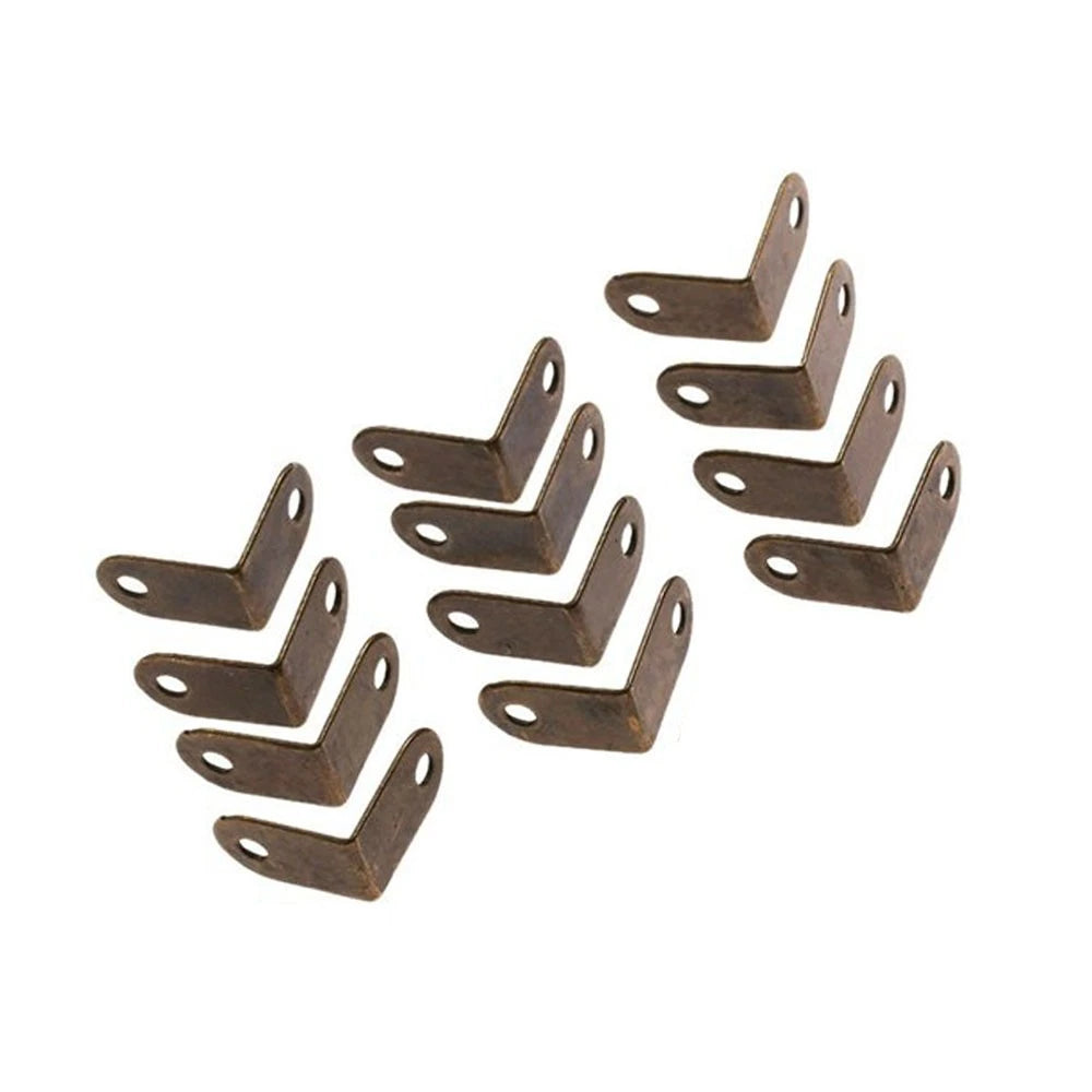12Pc Mini Antique Bronze Corner Protector Guard for Jewelry Box (N/A)