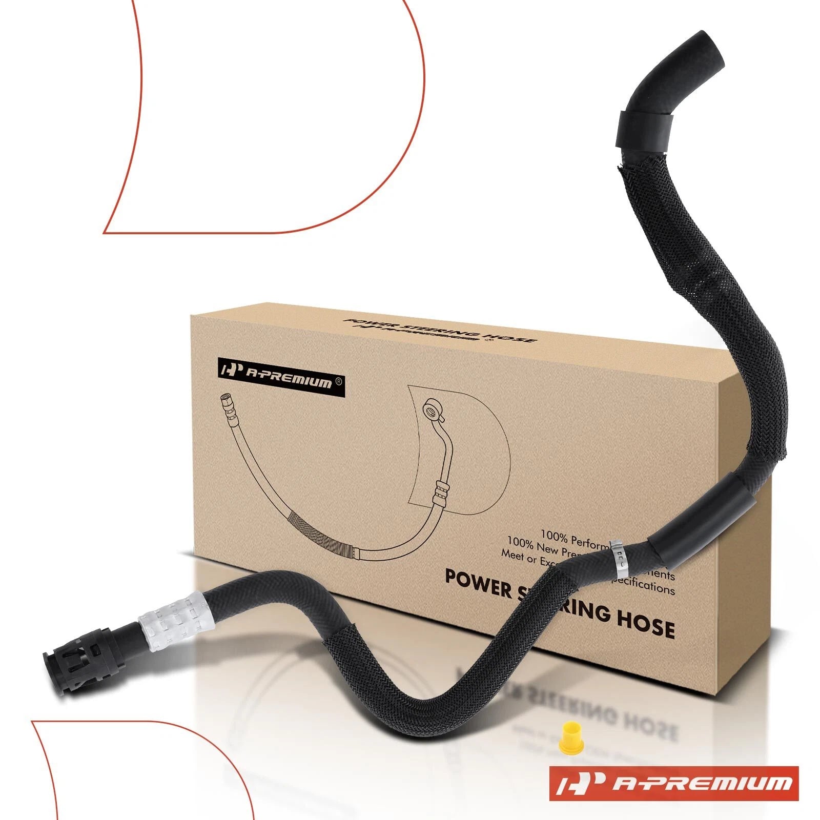 Power Steering Return Line Hose for BMW 550i 2006–2010 545i 650i