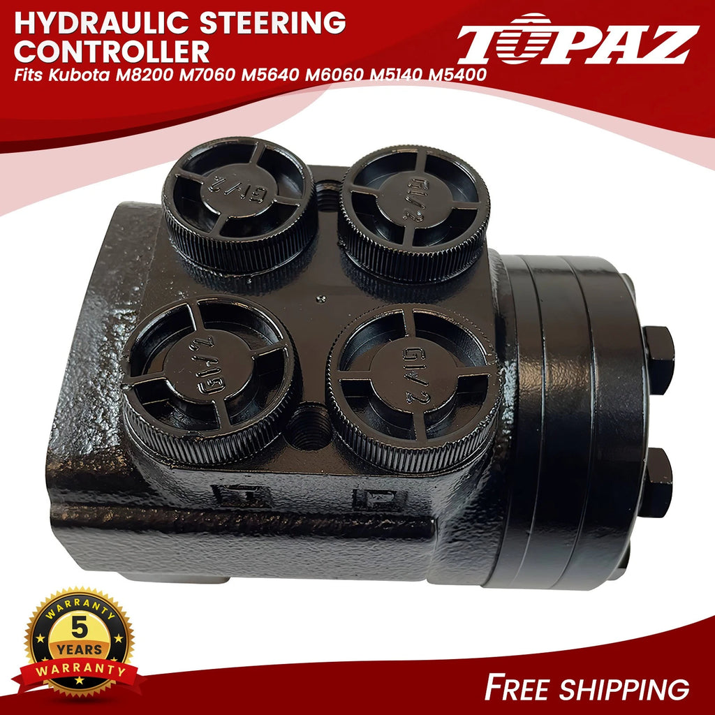 Hydraulic Steering Controller for Kubota M8200 M7060 M5640 M6060 M5140 M5400 (2000–2023)