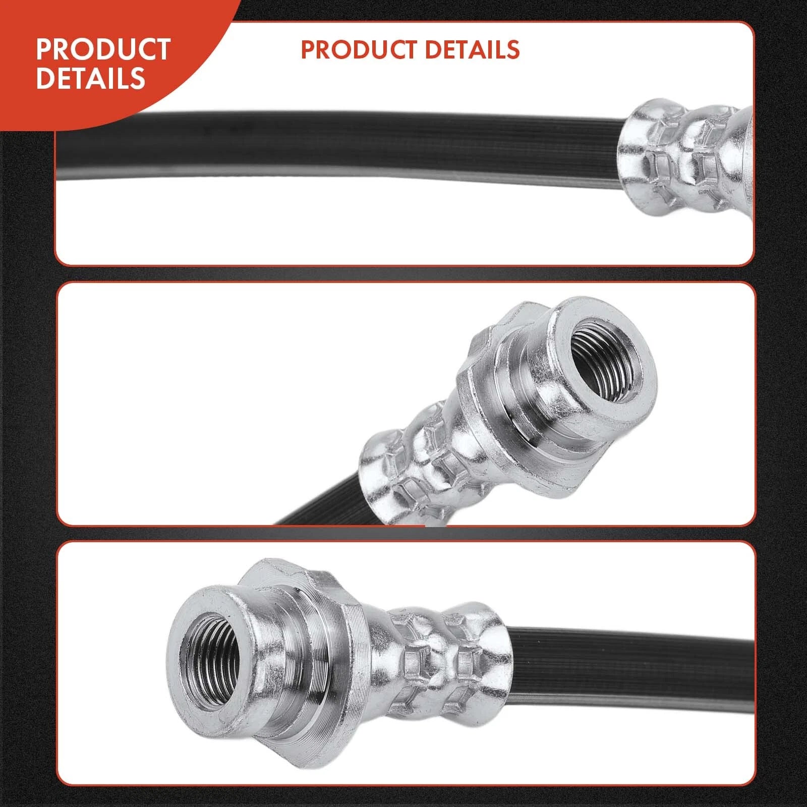 Rear Brake Hydraulic Hose for Nissan Sentra 1995–1999, 200SX 1995–1998