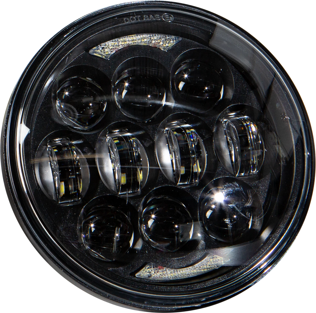 5.75 Inch LED Headlight for V-Twin Motorcycle (80W)