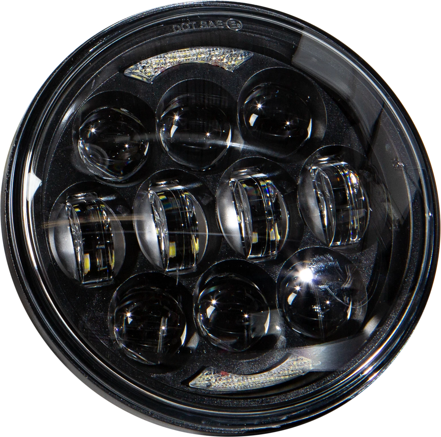 5.75 Inch LED Headlight for V-Twin Motorcycle (80W)