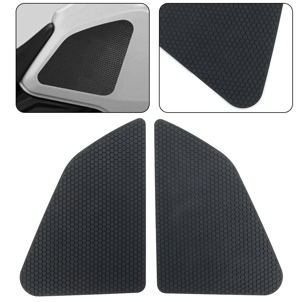 2 x Rubber Knee Anti-Slip Pad Sticker for DUCATI DESERT X (2022���2024)