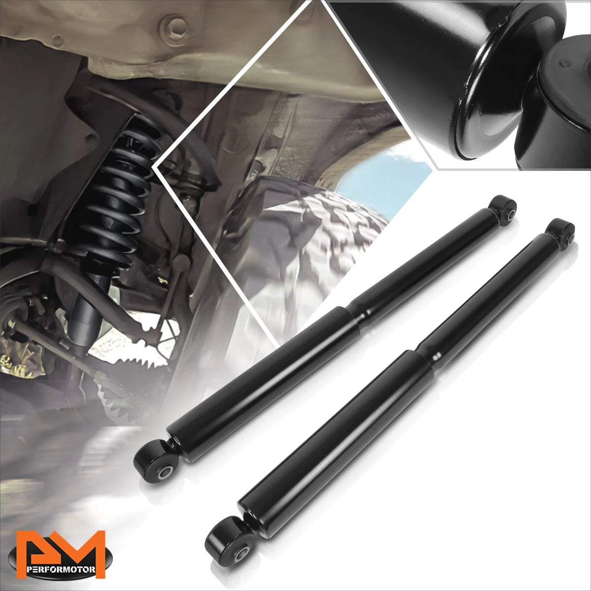 Set of 2 Shock Absorbers for Dodge Ram 1500 4WD (2002–2008)