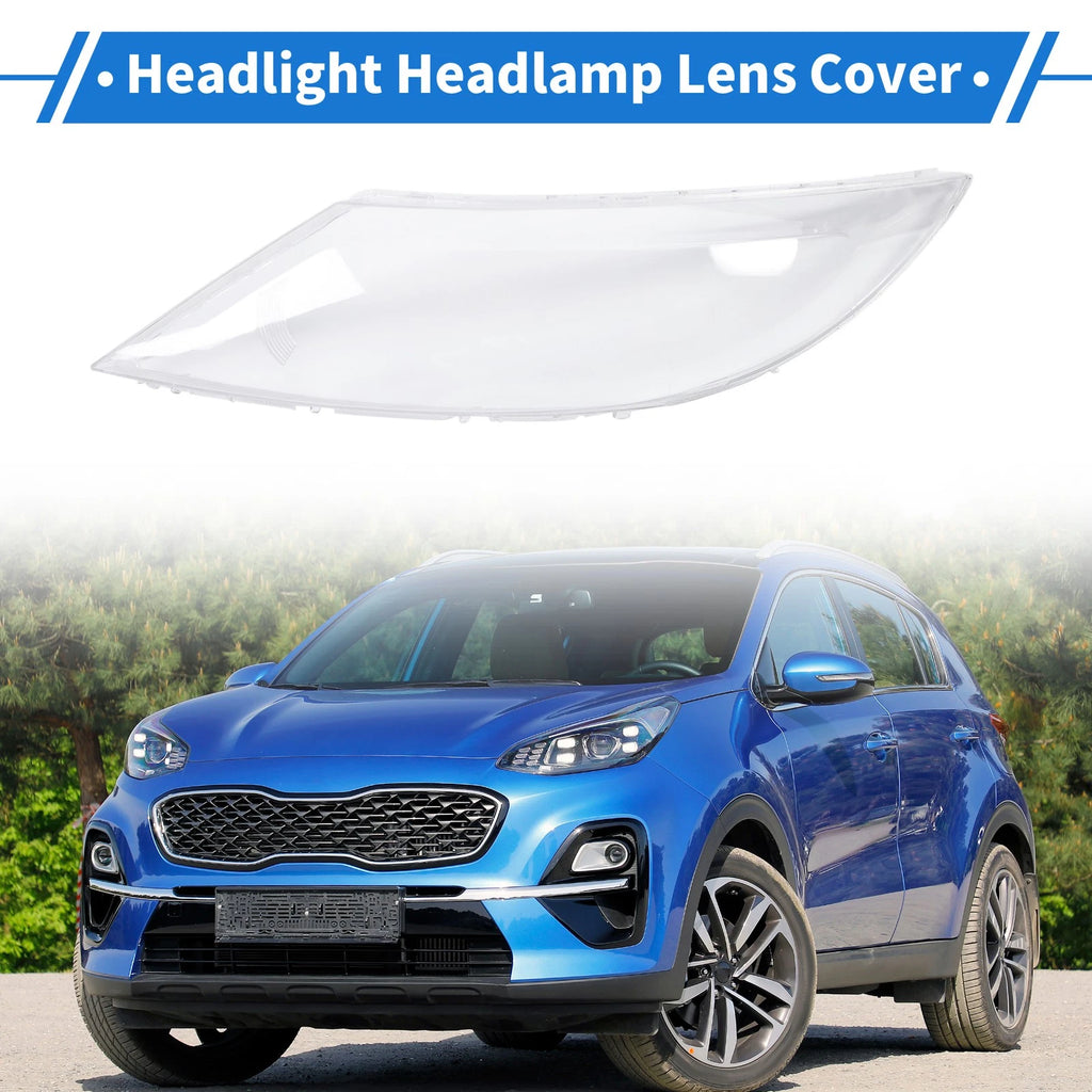 1 Pcs Headlight Lens Cover for Kia Sportage (2009–2014) PC Clear
