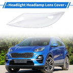 1 Pcs Headlight Lens Cover for Kia Sportage (2009–2014) PC Clear