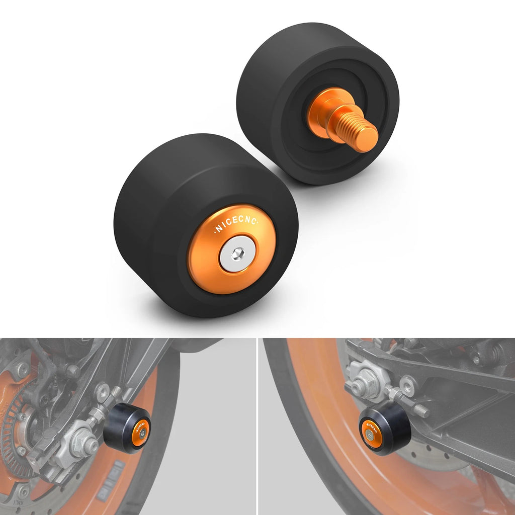 Rear Wheel Axle Frame Slider Crash Protector for KTM 390 Duke (2024–2025)