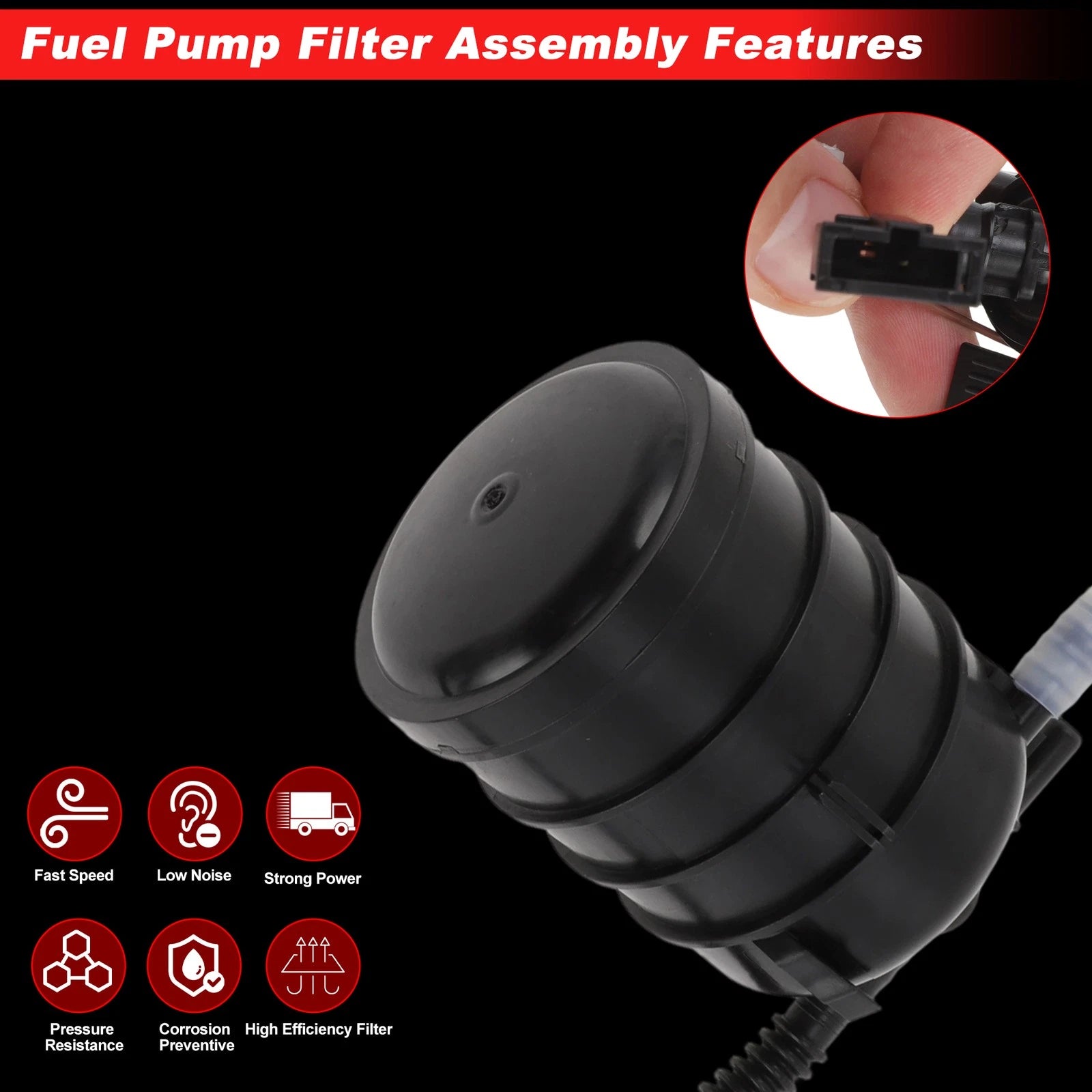 Fuel Filter Assembly for BMW 740i/740Li/750i/750i xDrive (2007–2015) No. 16117217256