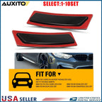 2X Smoke Lens Front Bumper Side Marker Lights for BMW F36 4 Series (2014–2020)