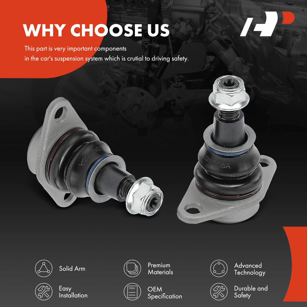 2X Front Lower Suspension Ball Joint for BMW X3 F25, X4 F26, G02 (2011–2021)