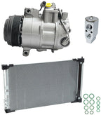 AC Compressor Kit With Condenser Replacement for Infiniti Q50 2.0L (2016–2016)