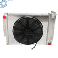 3 Row Radiator with Shroud Fan for Chevy Camaro Pontiac Firebird (1967–1969)