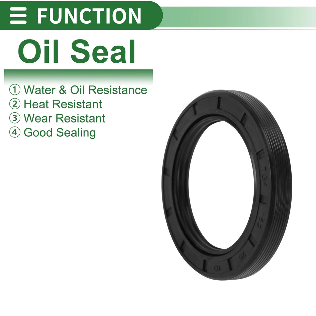 Oil Seal   - NBR Rubber 52x75x10mm