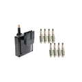 Set of 8 Hitachi Ignition Coils & NGK Spark Plugs for Ford Bronco F-150 250 350 V8