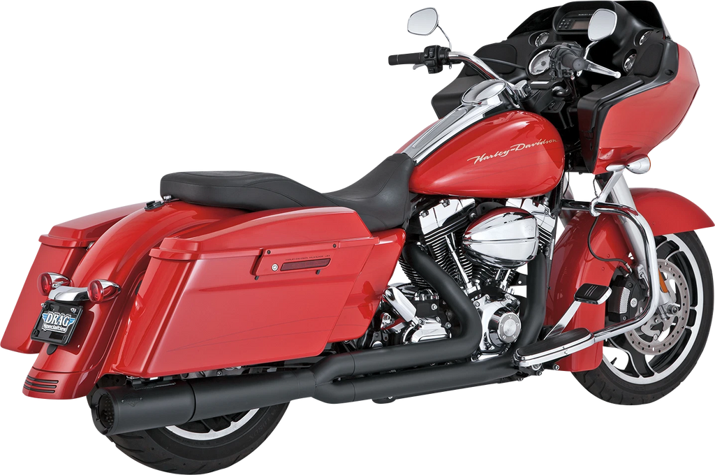 Vance & Hines Pro Pipe Black Exhaust for Harley Touring FLHT FLHX (2010–2016)