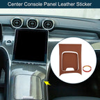 Set of 1 Center Console Panel Sticker for Mercedes-Benz GLC Class X254 (2023–2024) Brown