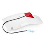 Rear Fender & Taillight for Honda XR650L (1993–2024) White Plastic