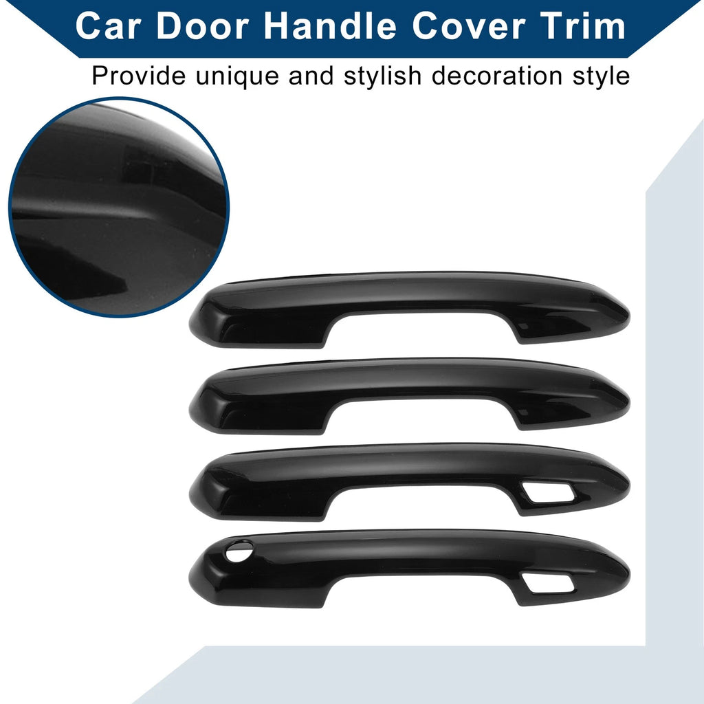 Car Door Handle Cover Trim for Toyota RAV4 (2019–2024) Black