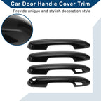 Car Door Handle Cover Trim for Toyota RAV4 (2019–2024) Black